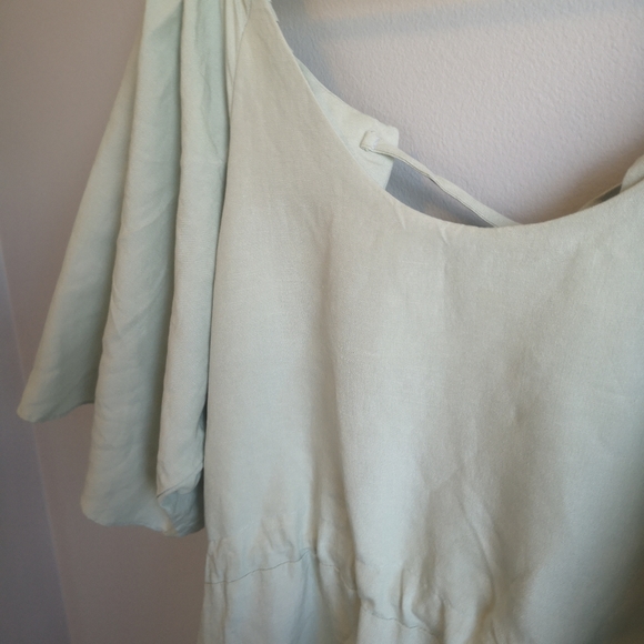 Sage Green Cotton Dress,Never worn, fits Small-Medium, Made in Korea - Picture 3 of 5